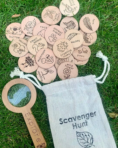 Forest Scavenger Hunt Discs