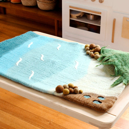 Tara Treasures Large Sea and Rockpool Play Mat Playscape