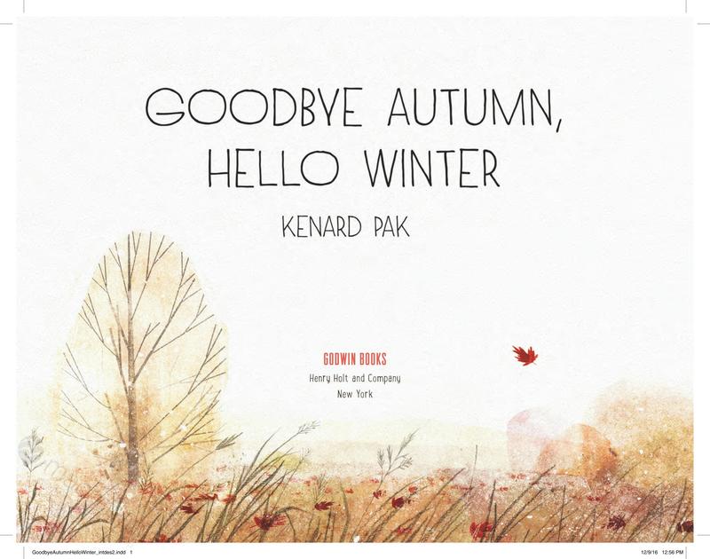 Goodbye Autumn, Hello Winter | Hardcover
