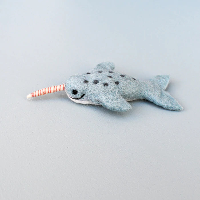 Felt Small Narwhal Toy