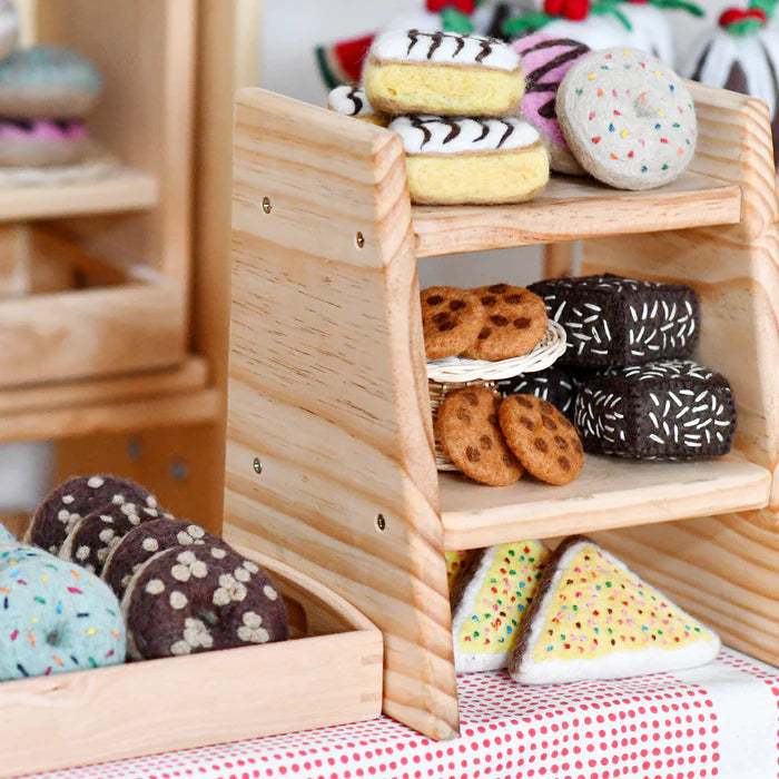 Felt Chocolate Chip Cookies (set of 3)