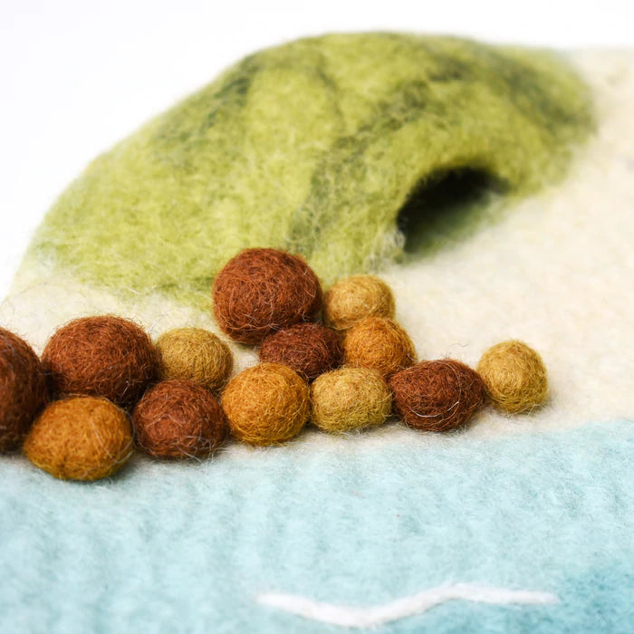 Small Sea, Beach and Rockpool Play Mat Playscape